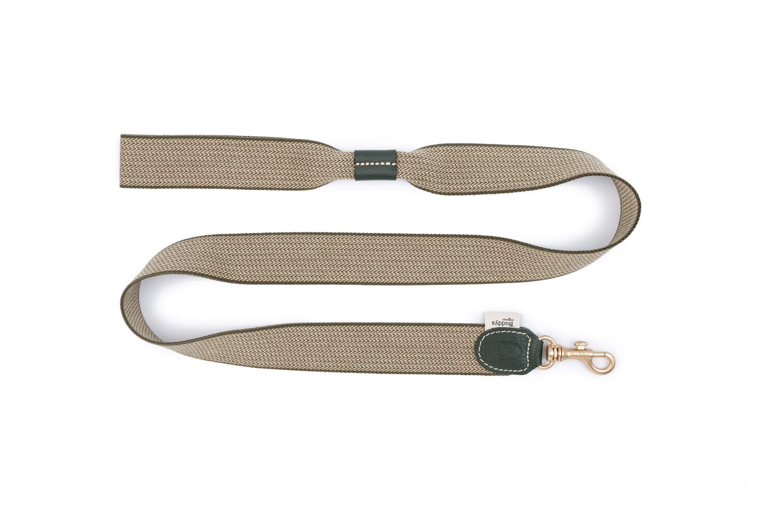 Повідець James на білому фоні в зеленому кольорі